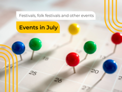 Summer, sun and events in July