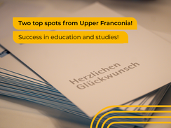 Two top places - success in training and studies!