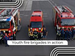 Youth fire departments in action