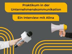 Praktikum in der Unternehmenskommunikation - ein Interview mit Alina