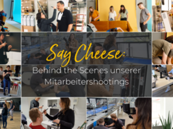 Say Cheese: Behind the Scenes unserer Mitarbeitershootings