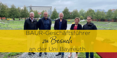 Stephan P. Elsner besucht die Uni Bayreuth