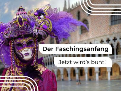 Der Faschingsanfang – wenn der Alltag Pause macht und das Konfetti übernimmt
