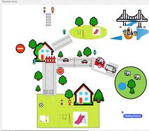 Die virtuelle Stadt der Teilnehmer*innen 